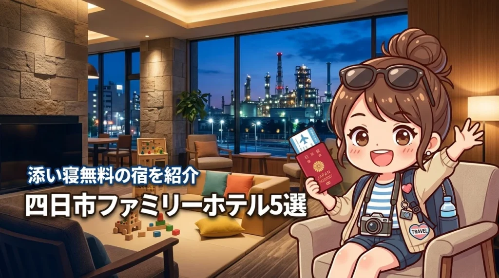 四日市でファミリーにおすすめのホテル5選！子連れ旅行に嬉しい添い寝無料の宿を紹介