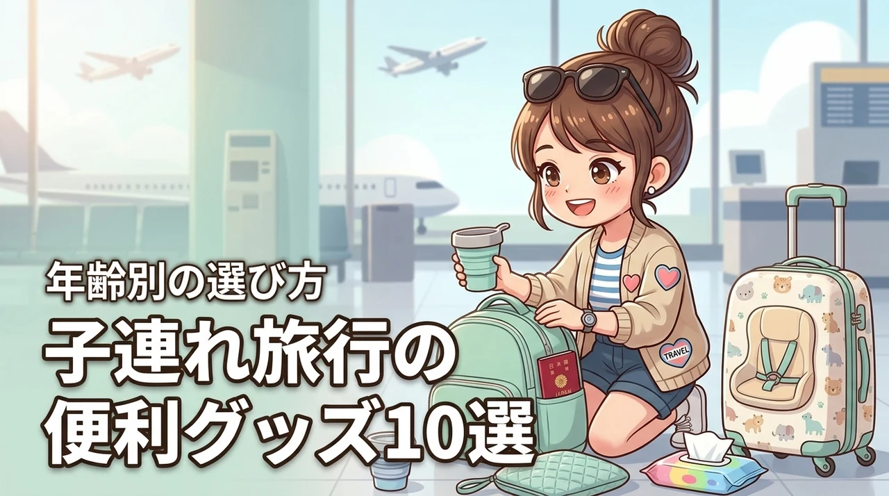 子連れ旅行を快適にするおすすめグッズ10選！年齢に合わせた持ち物の選び方