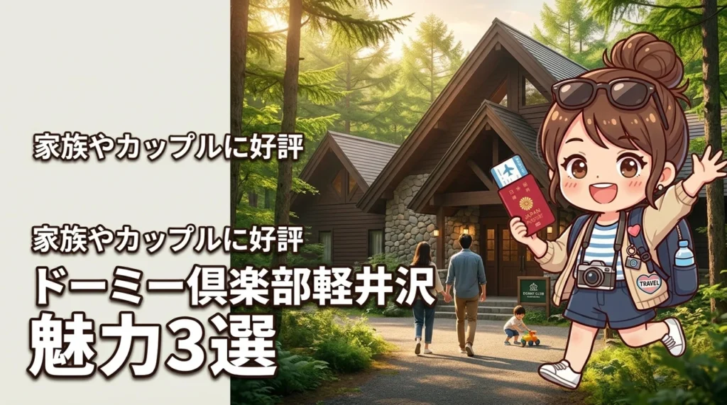 ドーミー倶楽部軽井沢は子連れやカップルに人気のホテル！満足度が上がるメリット3選