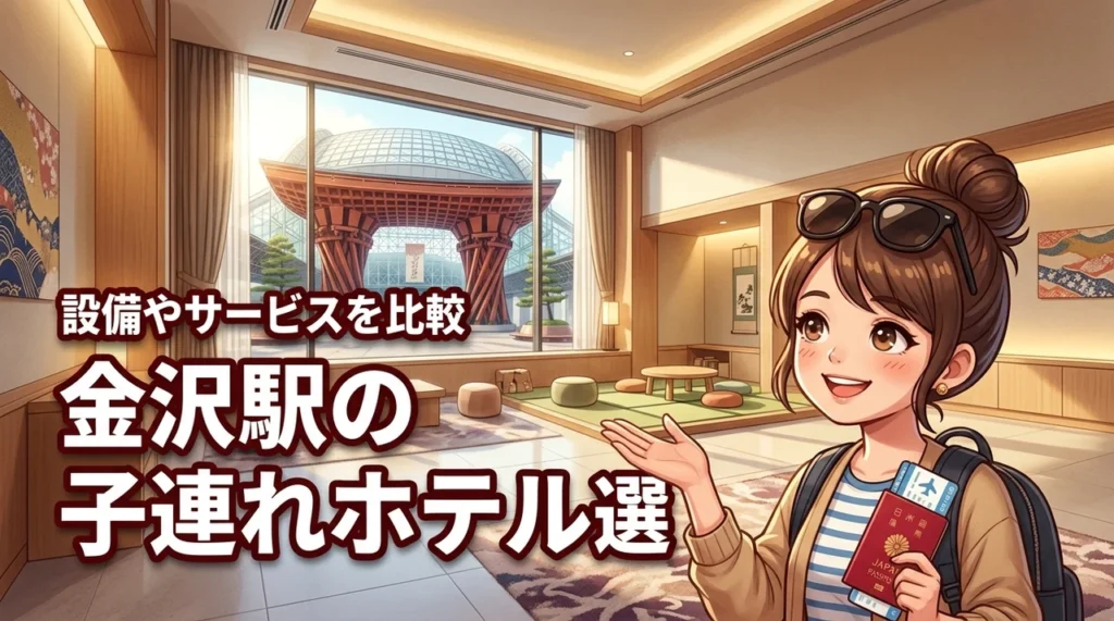 【厳選】金沢駅の子連れ向けホテル7選！パパママが助かるサービスや設備を比較