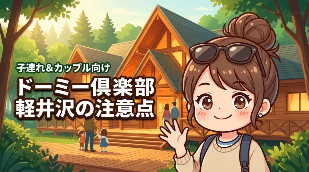 ドーミー倶楽部軽井沢のホテルに子連れやカップルで泊まるのはあり？予約前の注意点