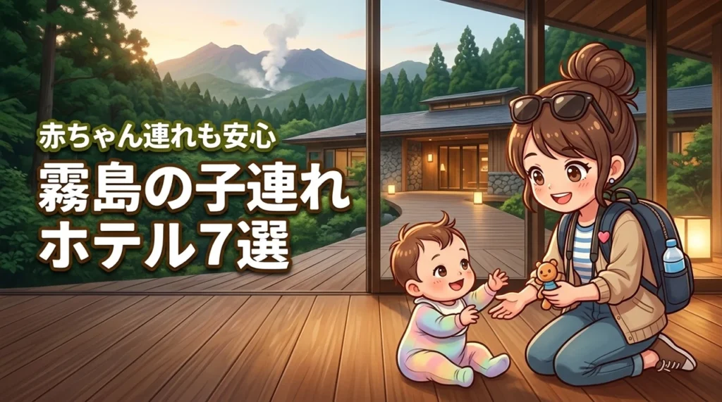 赤ちゃん連れも安心！霧島で子連れにおすすめのホテル7選を比較して選ぶコツ
