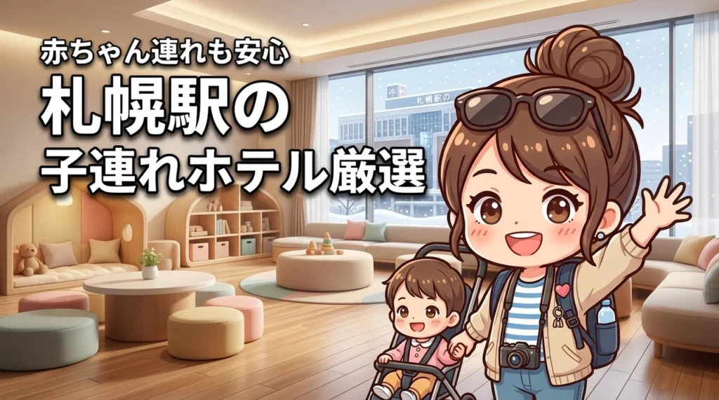 札幌駅の子連れホテルならここ！移動が楽で赤ちゃんも安心な宿をプロが厳選紹介