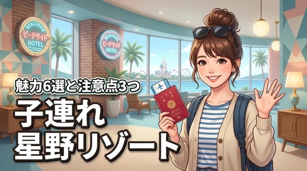 星野リゾートのホテルでディズニー！子連れに嬉しい6つの理由と3つの注意点を解説